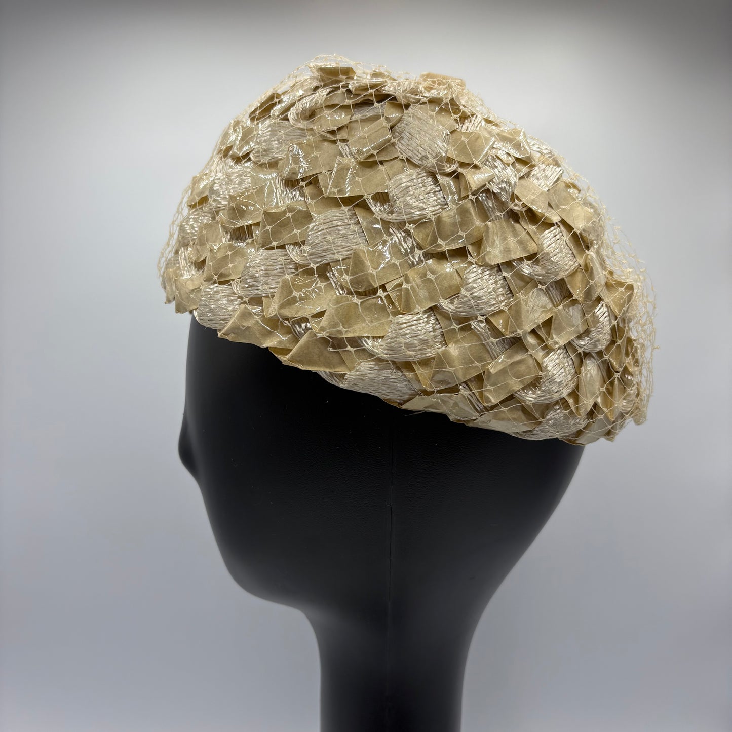 Late 50s/ Early 60s Woven Calot Half Hat