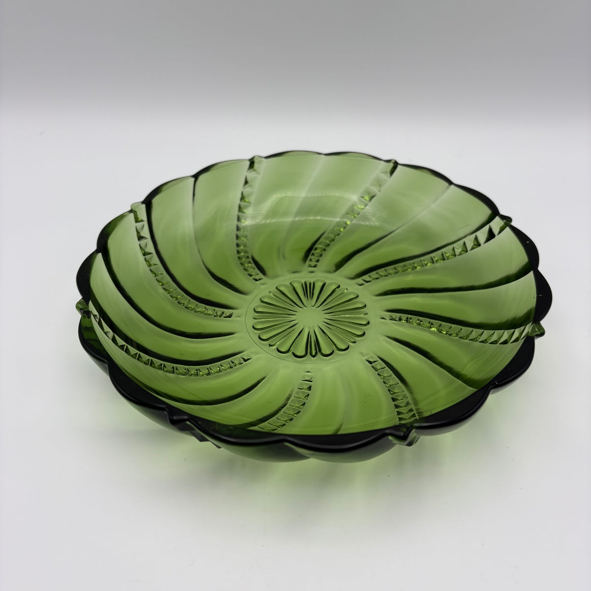 Late 60s / Early 70s Green Dish