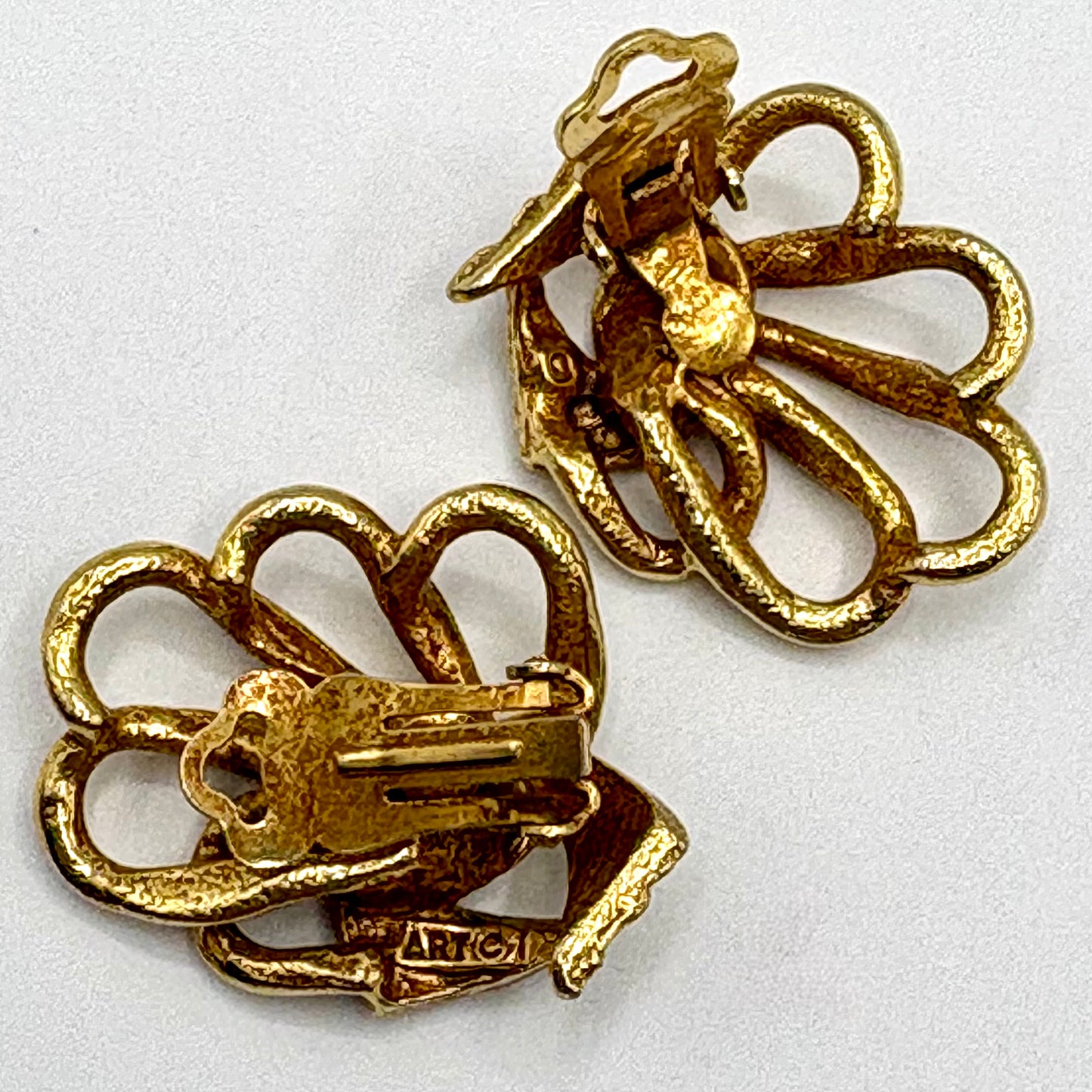 1960s ART Abstract Earrings