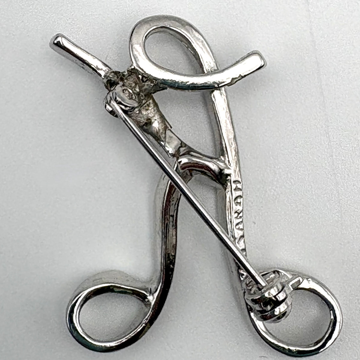 1975 Sarah Coventry Multiple Choice Initial Brooch (Letter K)