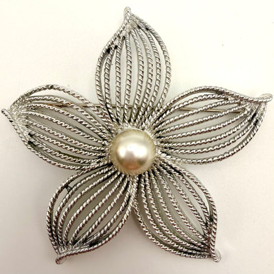 1966 Sarah Coventry Moon Flower Brooch