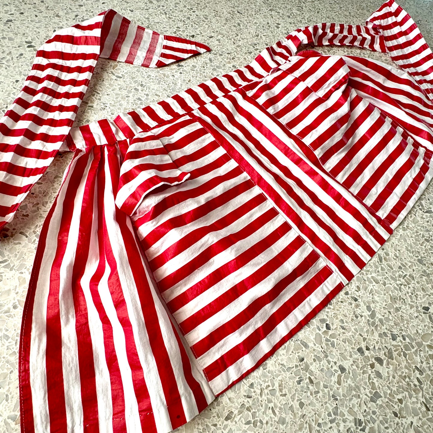 50s/60s Vintage Candy Striped Apron