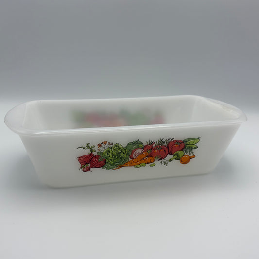 60s/70s Glasbake Vegetable Loaf Pan