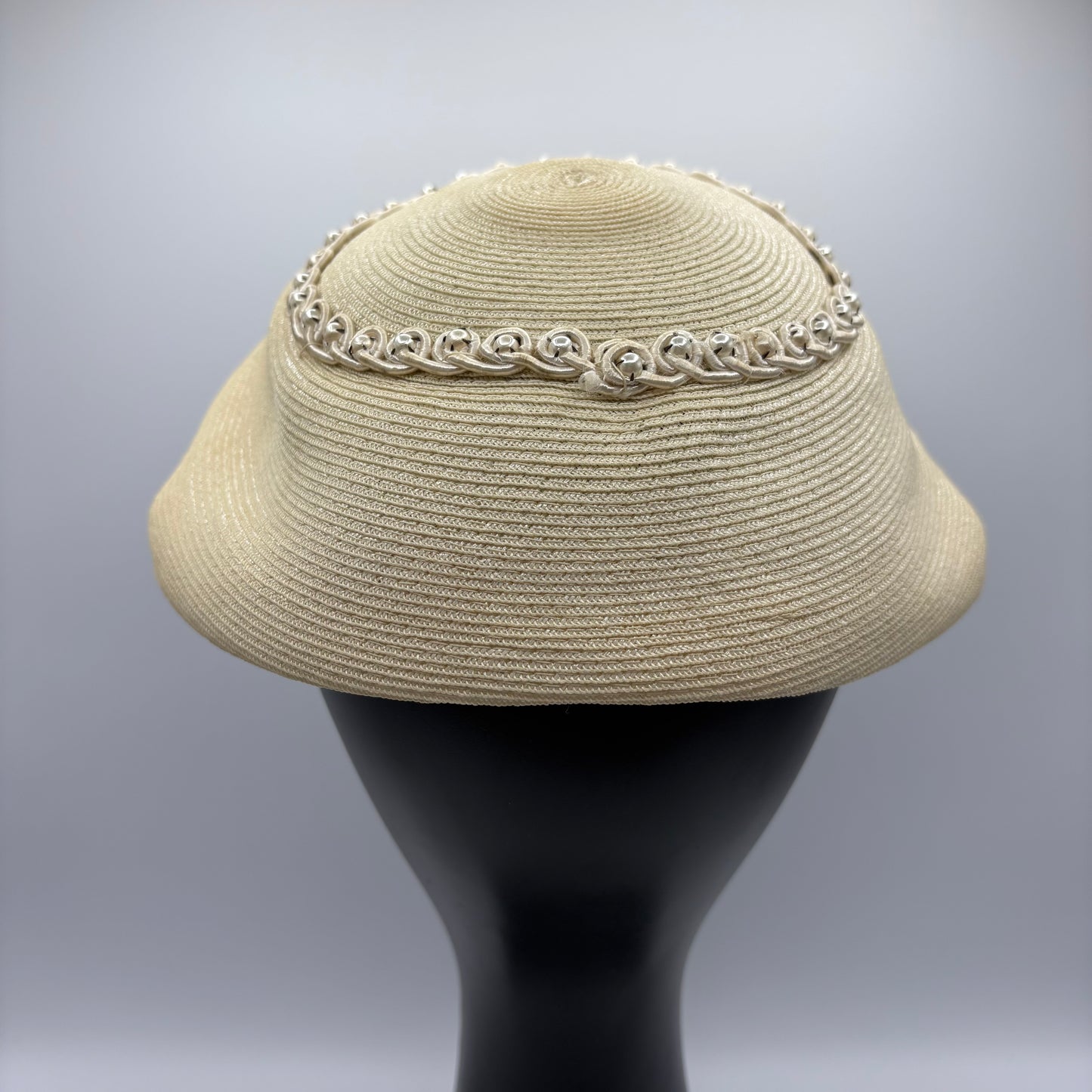 1950s Straw Mushroom Hat