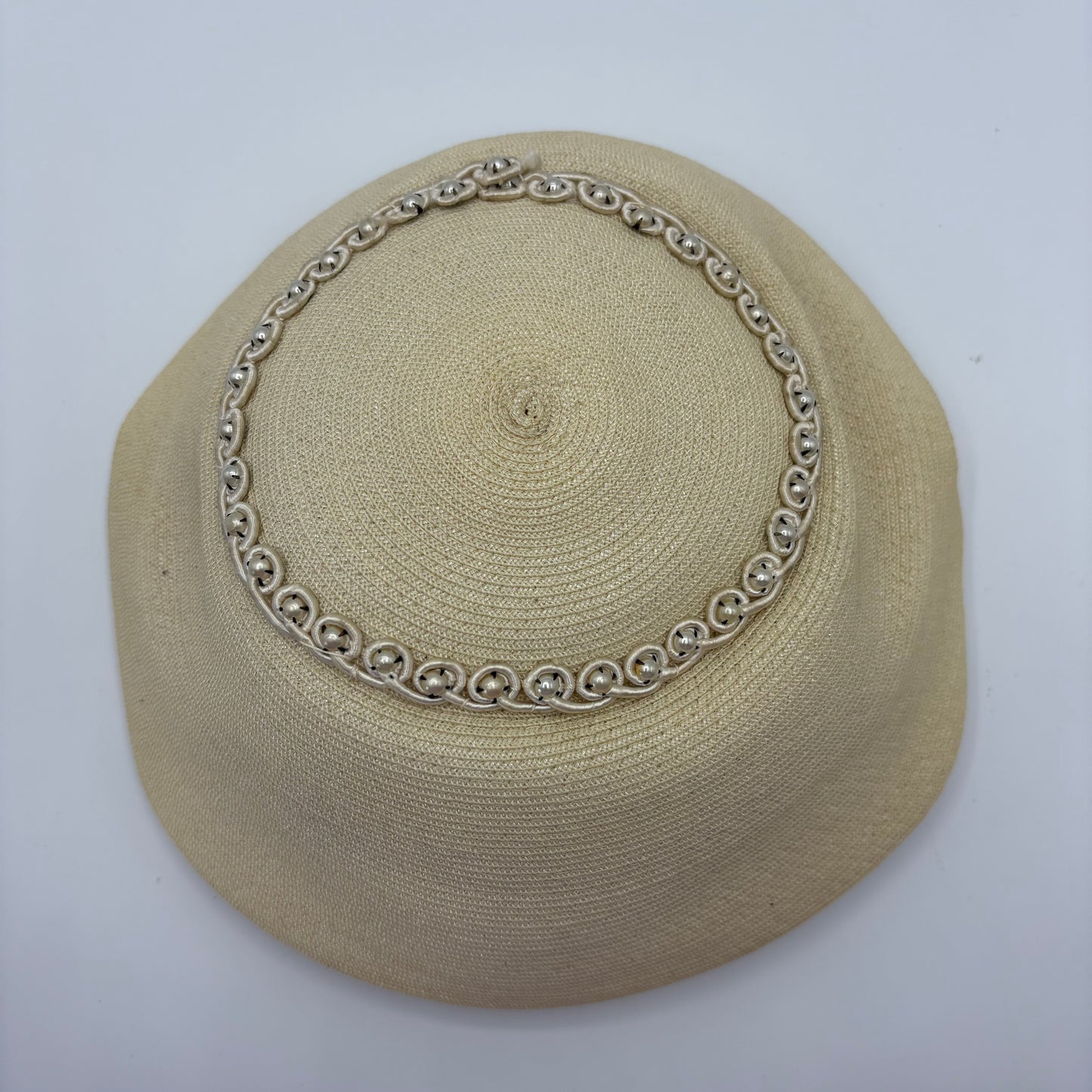 1950s Straw Mushroom Hat