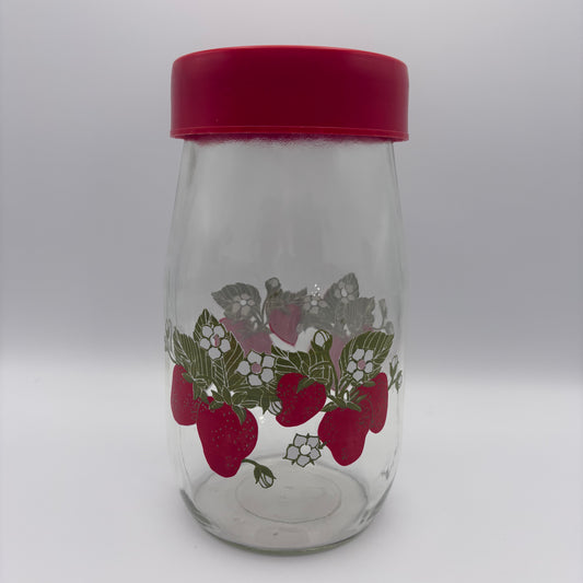1970s Carlton Strawberry Canister