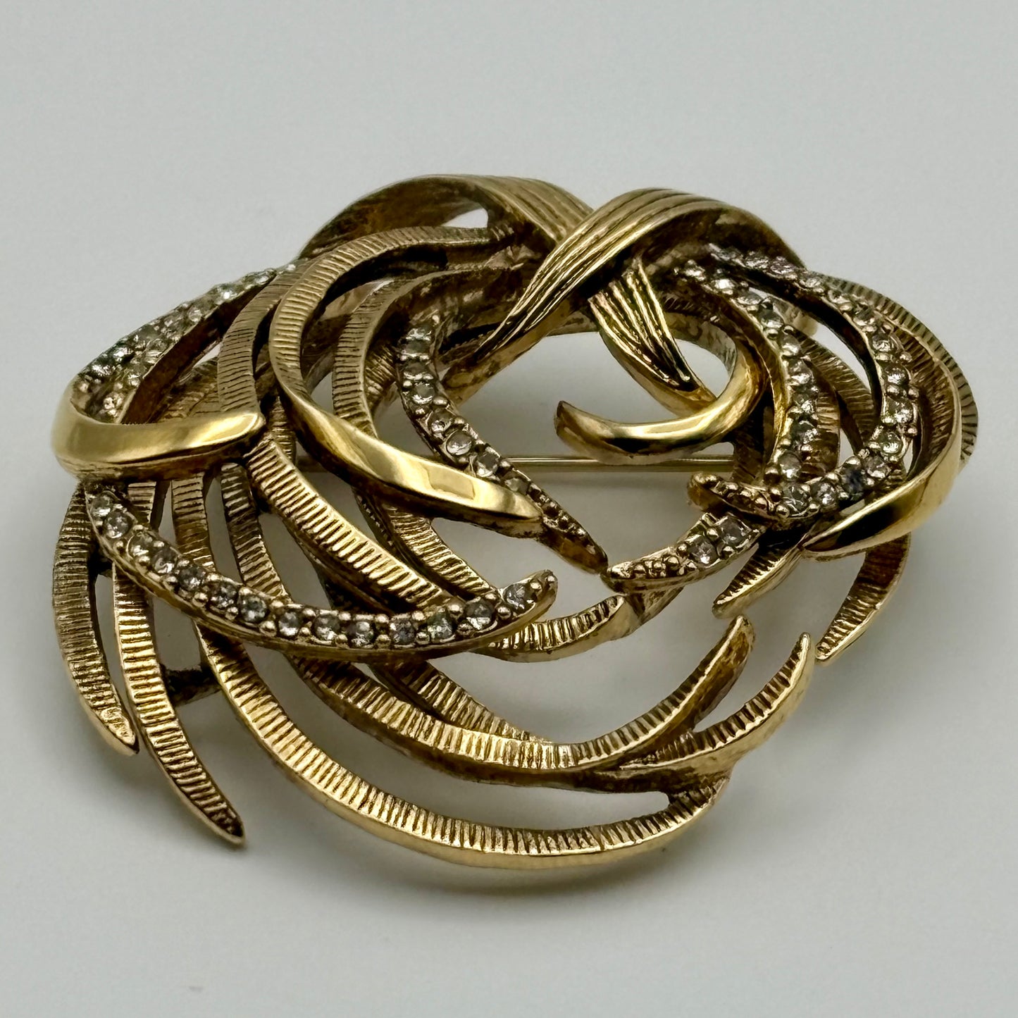 Late 50s/ Early 60s Monet Rhinestone Brooch