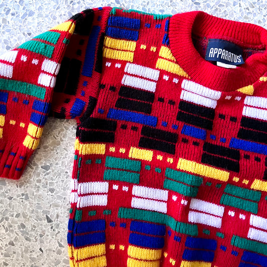 Late 80s/ Early 90s Apparatus Sweater