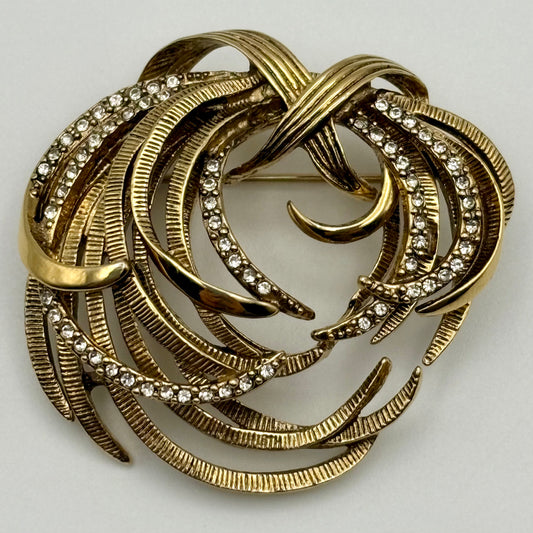 Late 50s/ Early 60s Monet Rhinestone Brooch