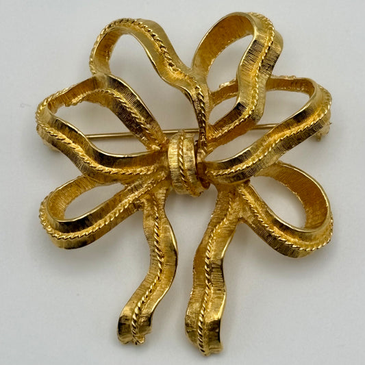 80s/90s Monet Bow Brooch