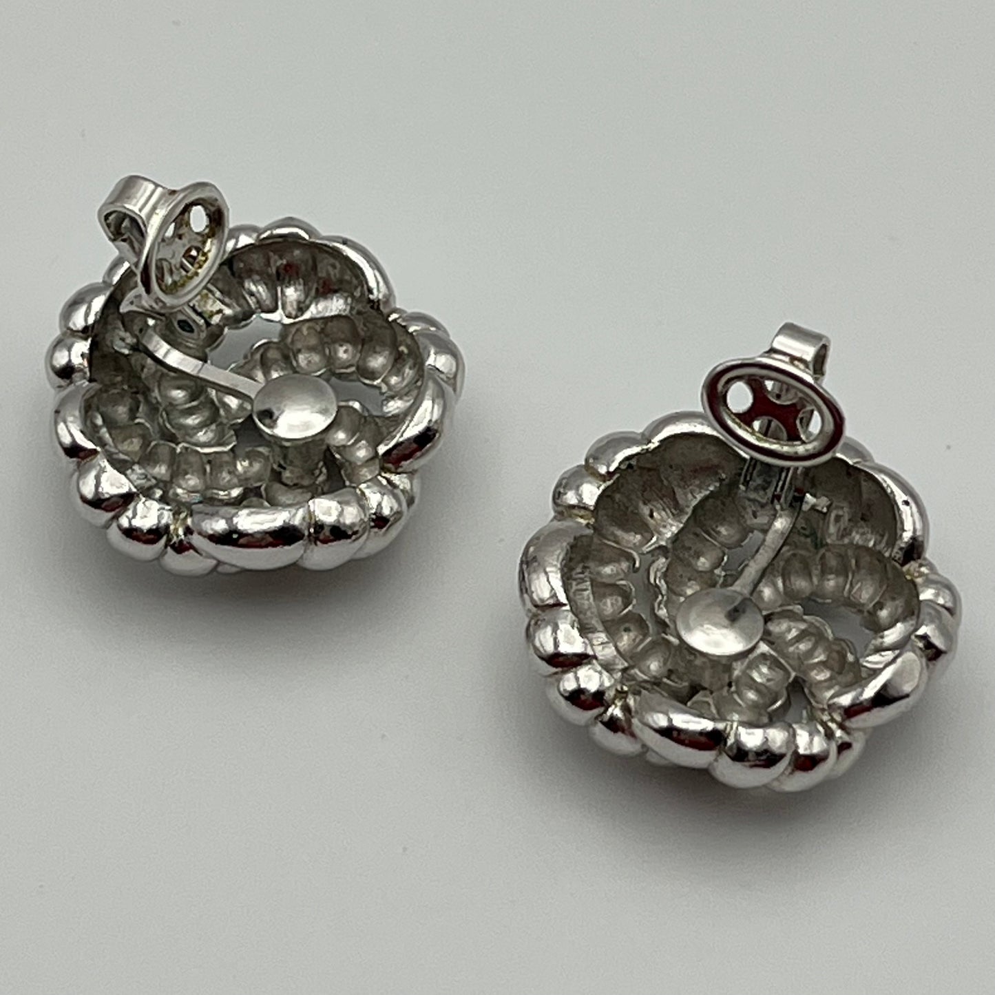 1960s Trifari Crown Clip Earrings