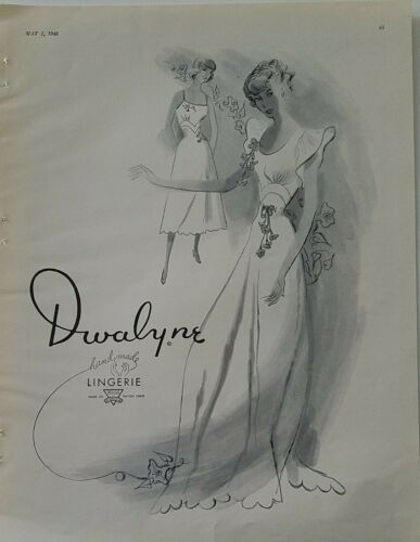 1948 Dwalyne Handmade Lingerie /Night Gown
