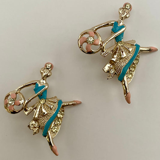 Late 50s/ Early 60s Ballerina Scatter Pins