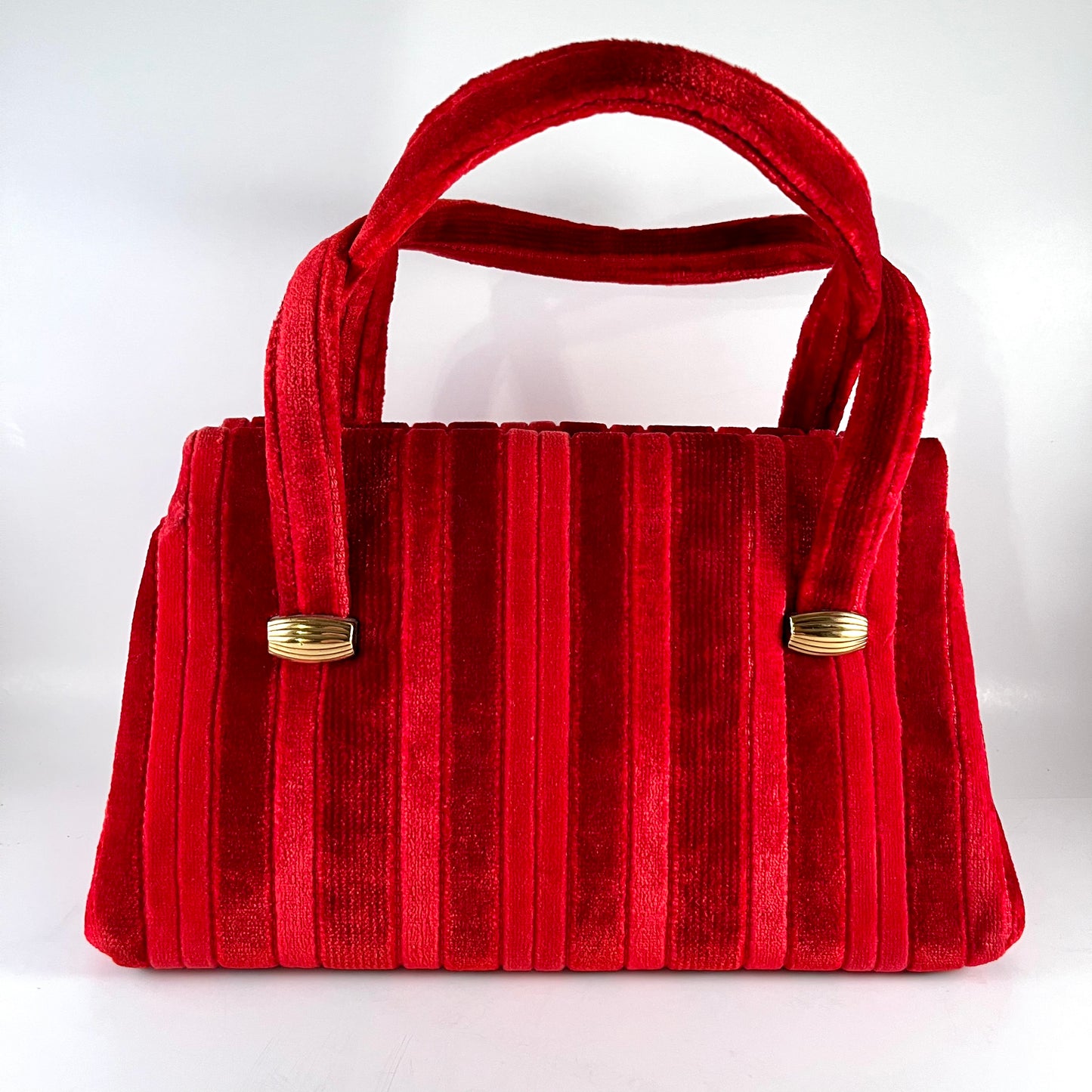 1960s Garay Velvet Carpet Handbag