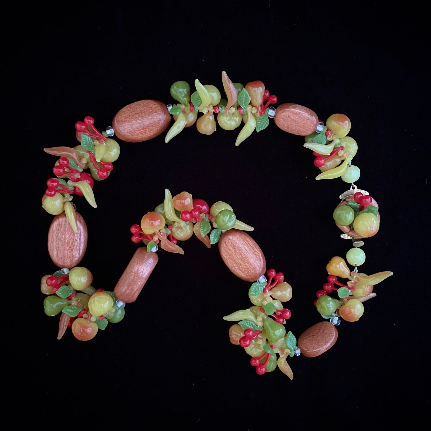 1950s West Germany Fruit Salad Necklace