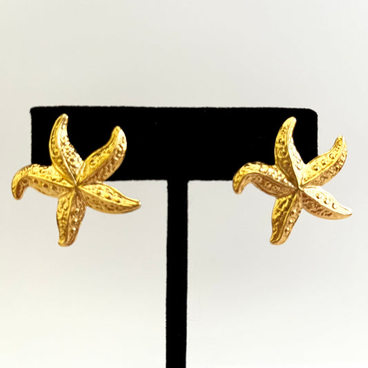1987 Avon Starfish Post Earrings