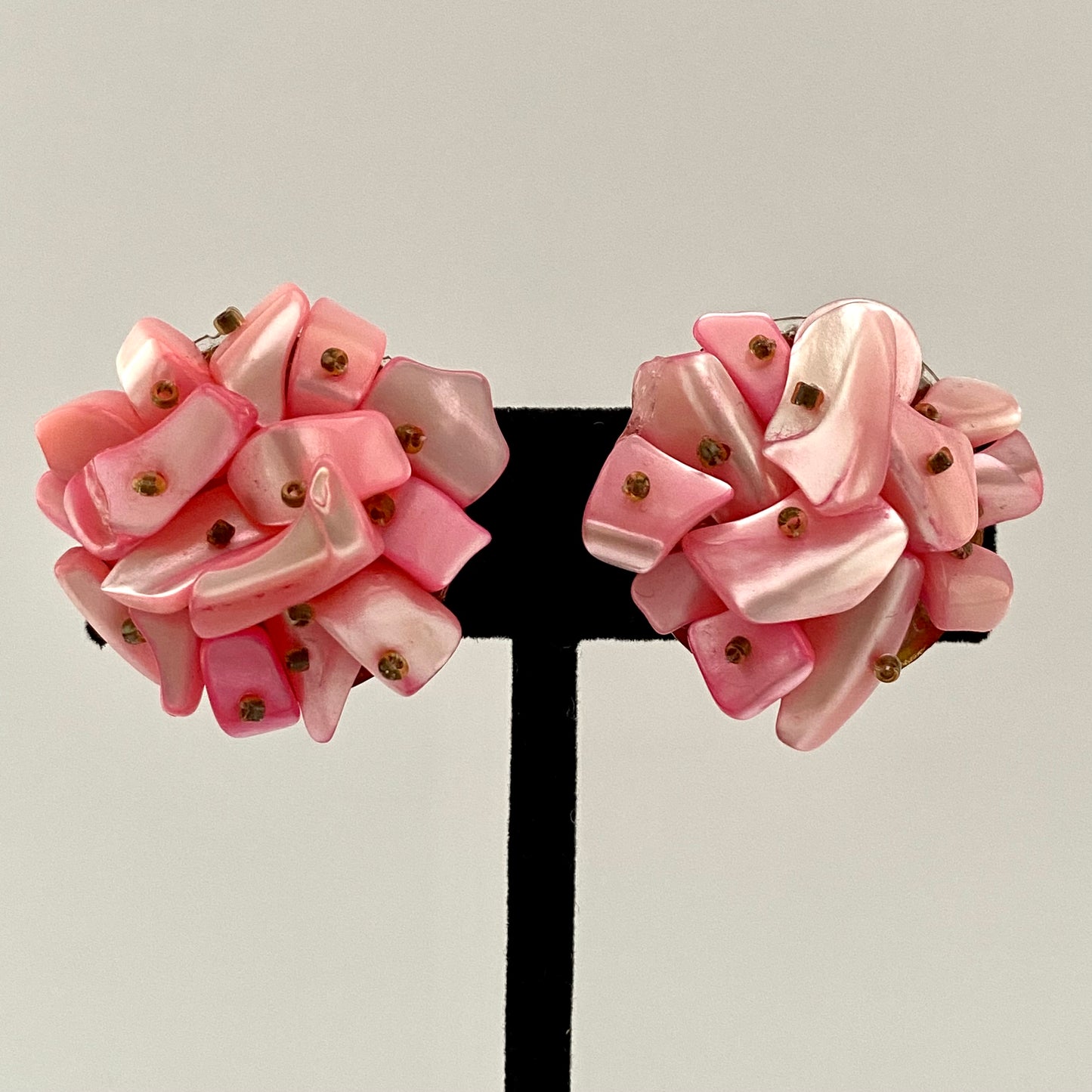 1960s Japan Pink Earrings