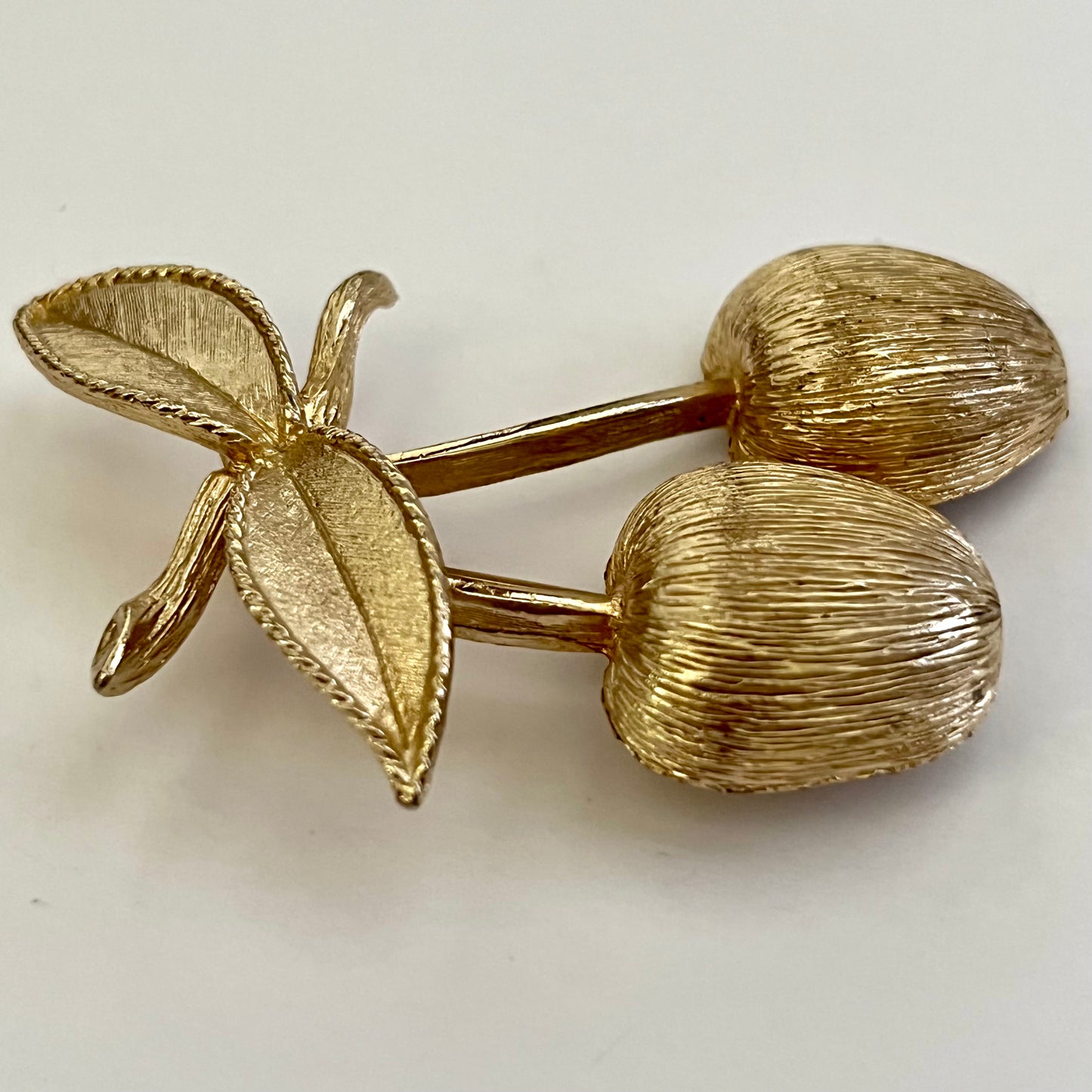1966 Golden Cherries Sarah Coventry Brooch