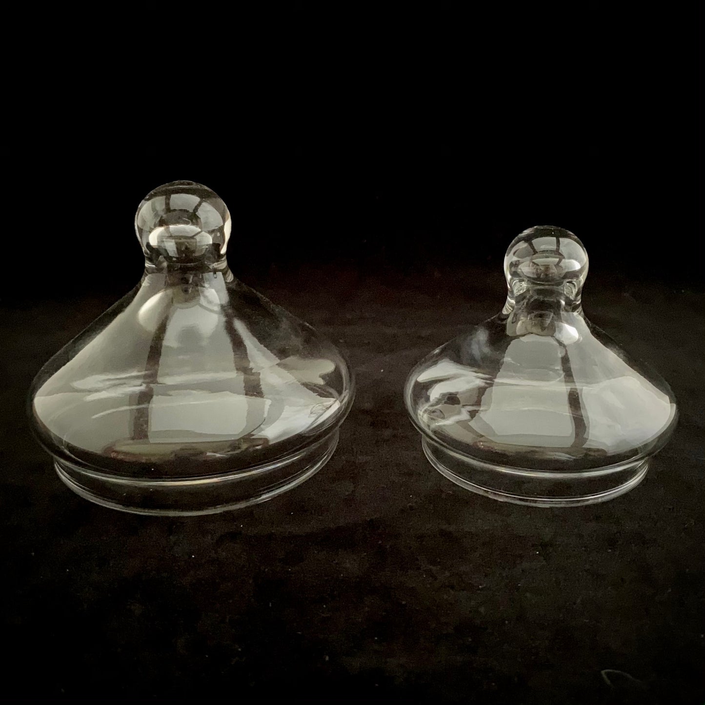 1960s Glass Canisters, Set Of 2