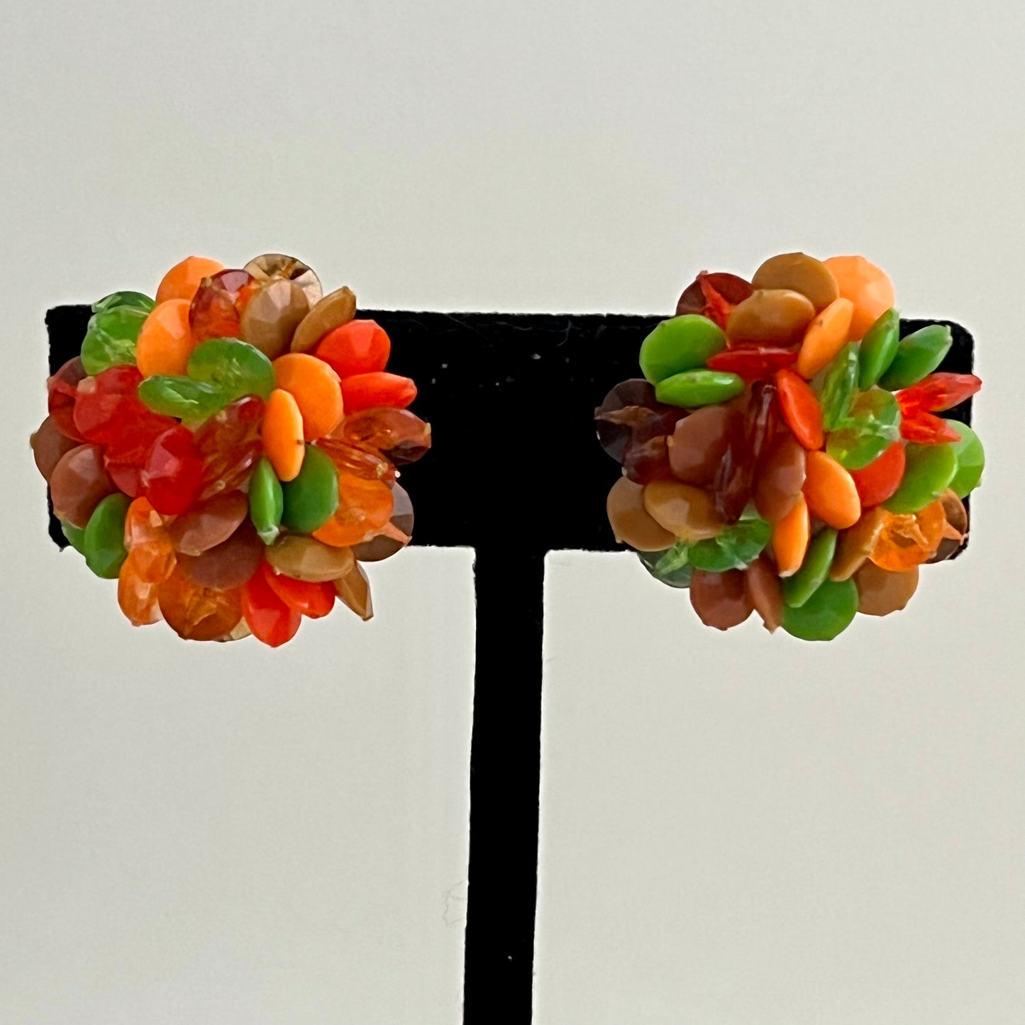 1960s Hong Kong Bead Earrings