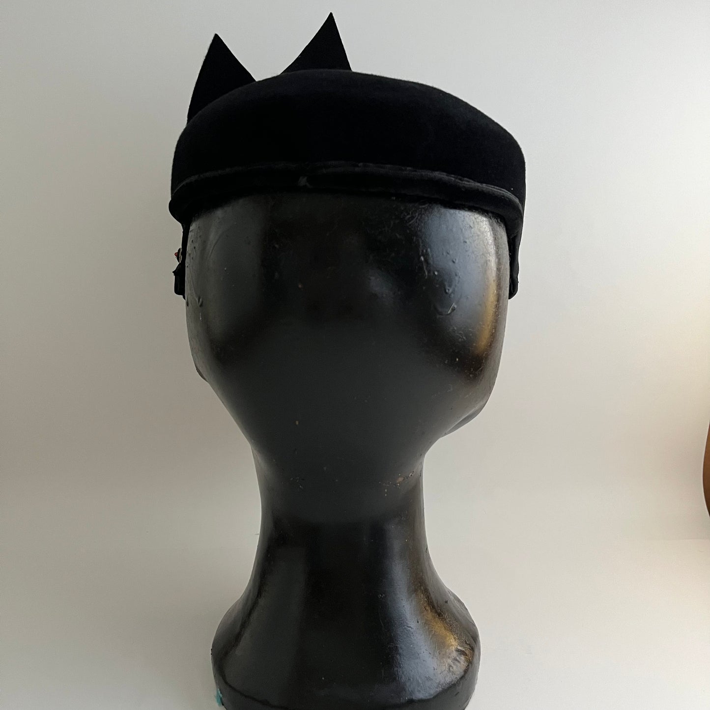 Late 40s/ Early 50s Velour Cocktail Hat