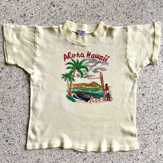 1960s Children's Aloha Hawaii T-shirt By Tuff Wear