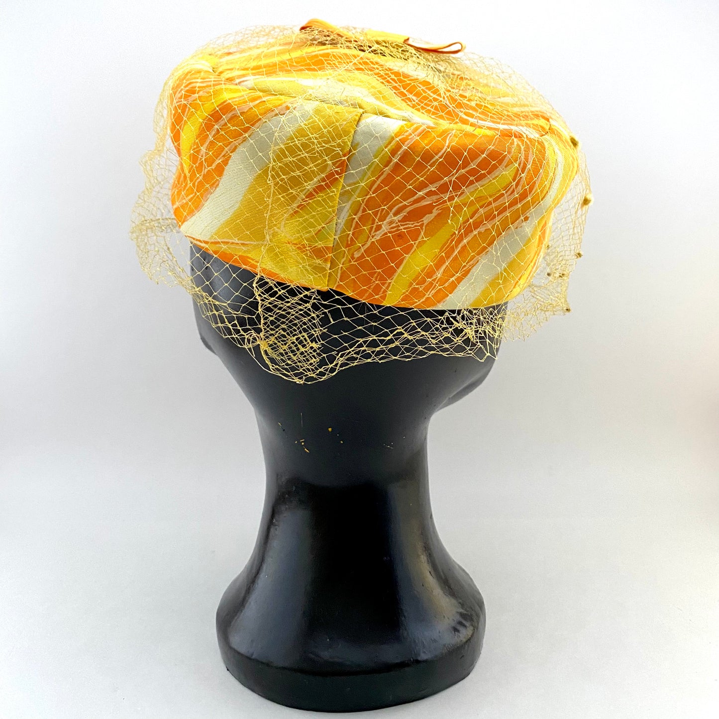 1960s Pillbox Hat With Original Veil