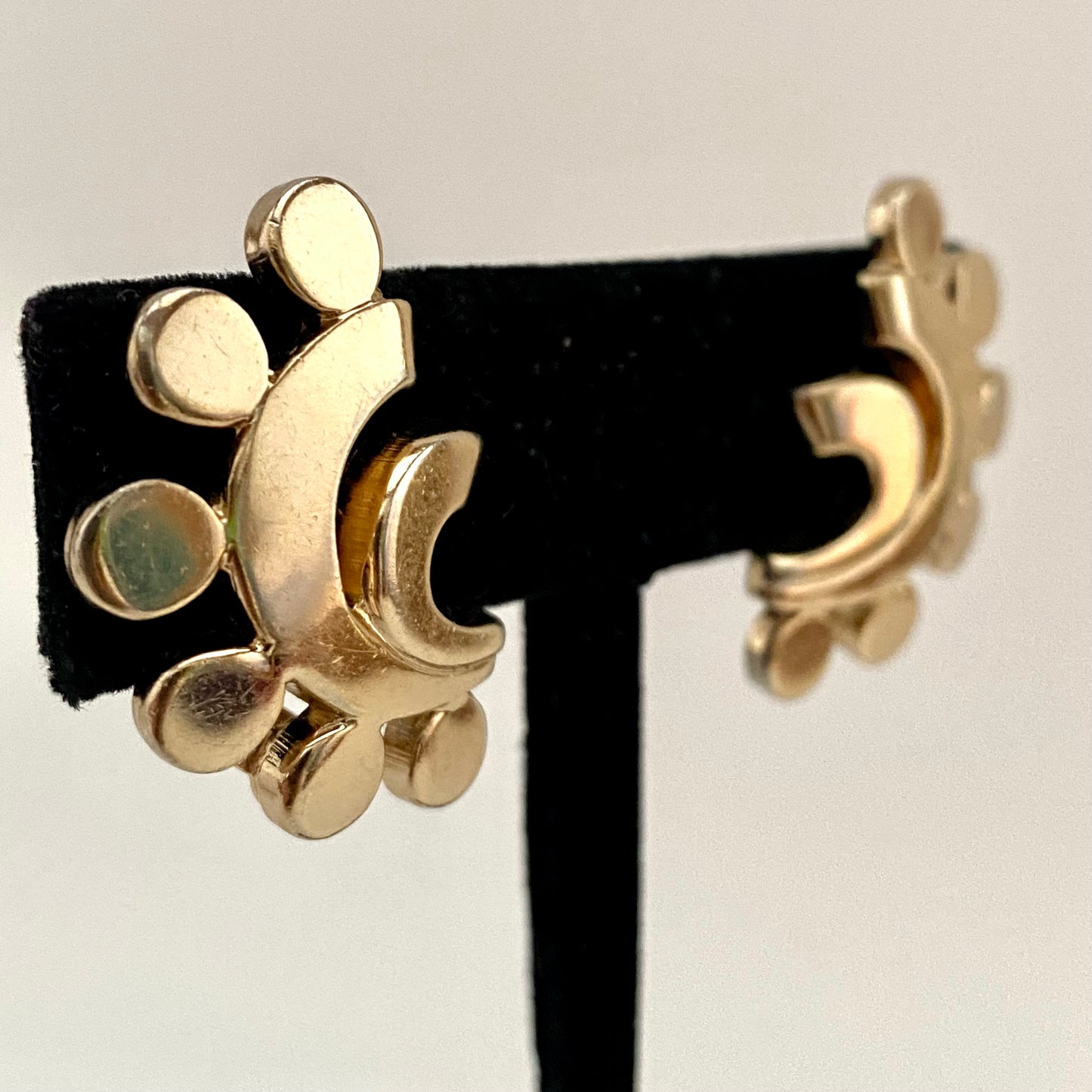 1960s Monet Earring With Patented Clips