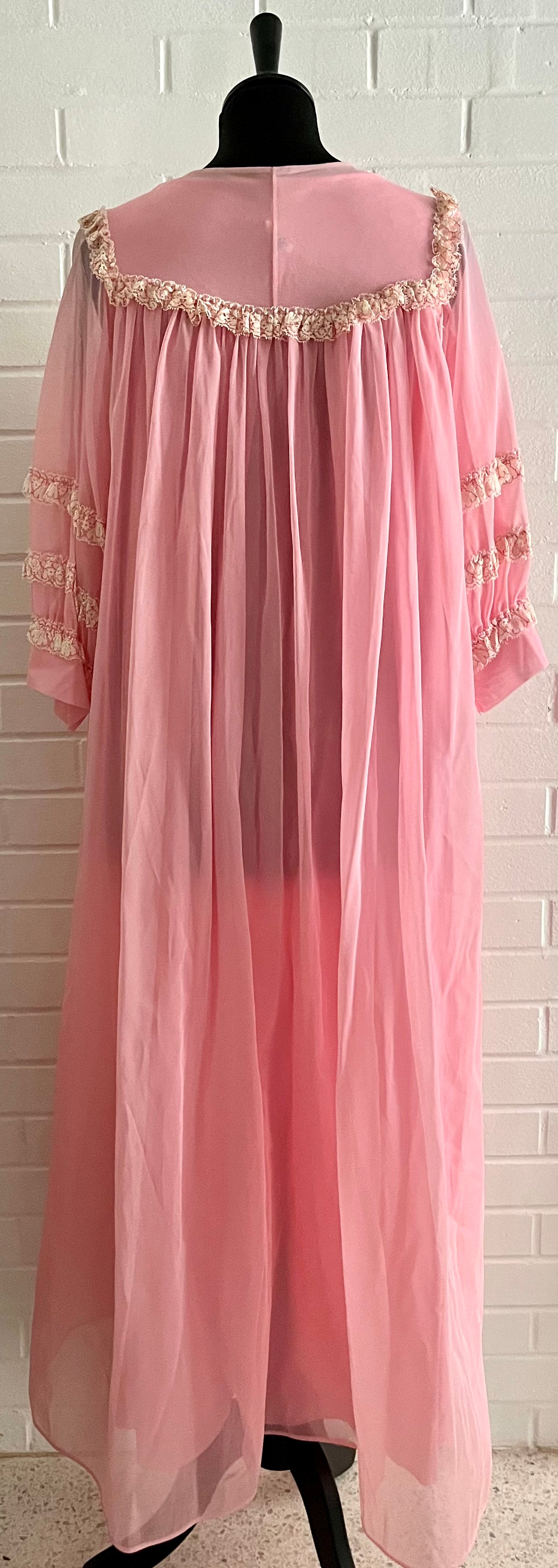 1960s Peignoir & Nightgown Set