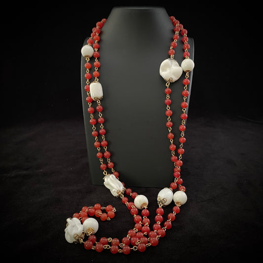 Late 50s/ Early 60s Coro Bead Necklace - Retro Kandy Vintage