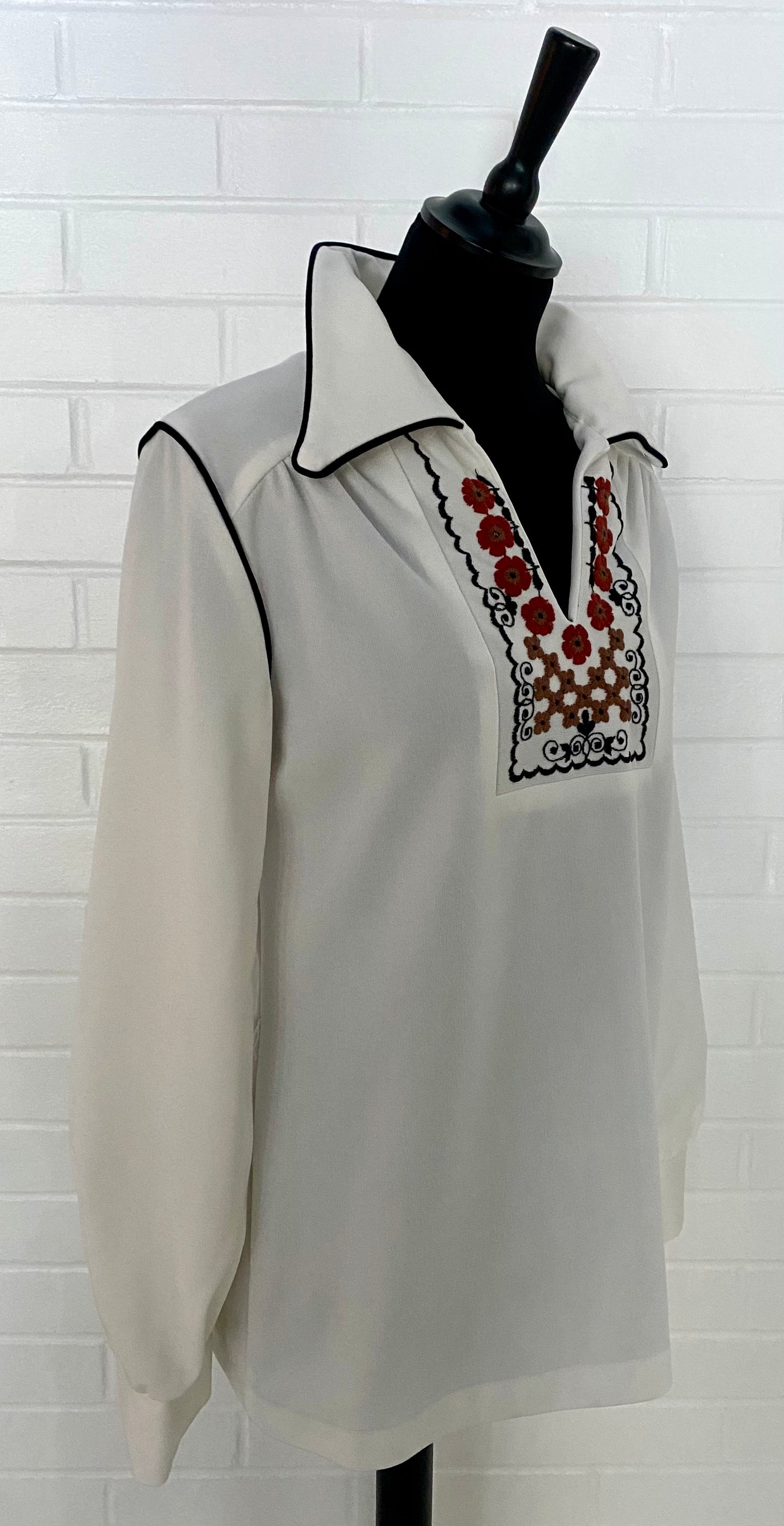 1970s JC Penney Fashions Embroidered Tunic