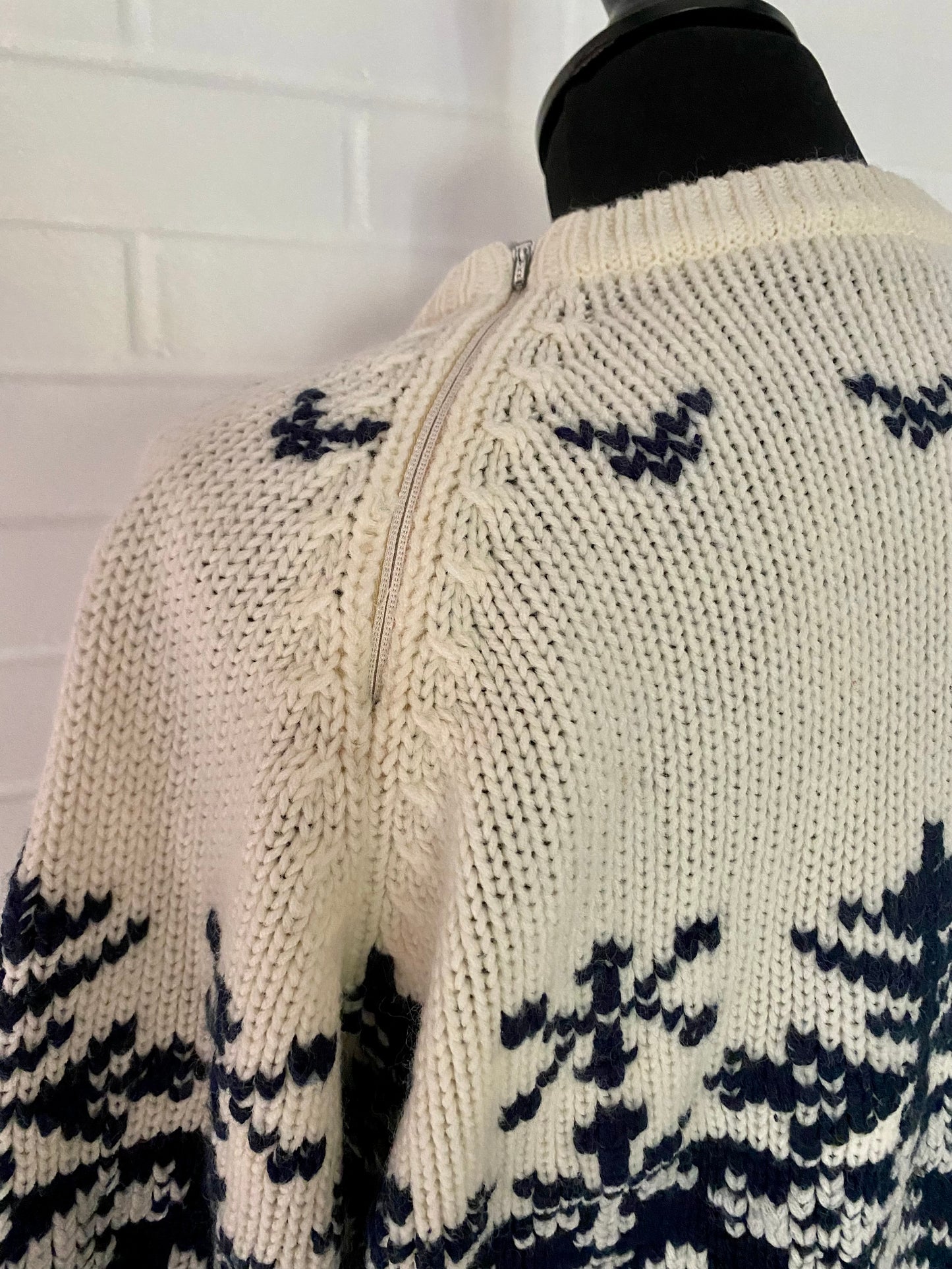 1960s Snowflake Sweater