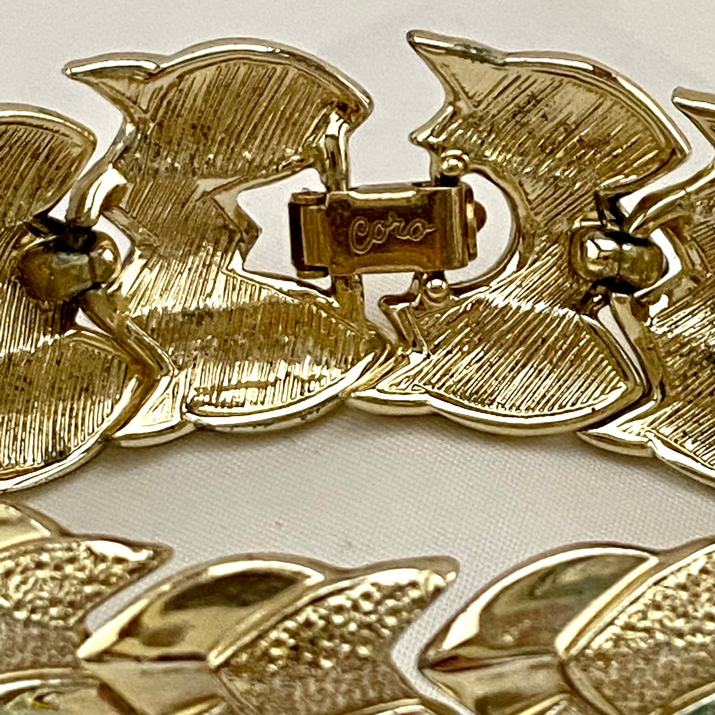 1960s Coro Light Gold-Tone Bracelet