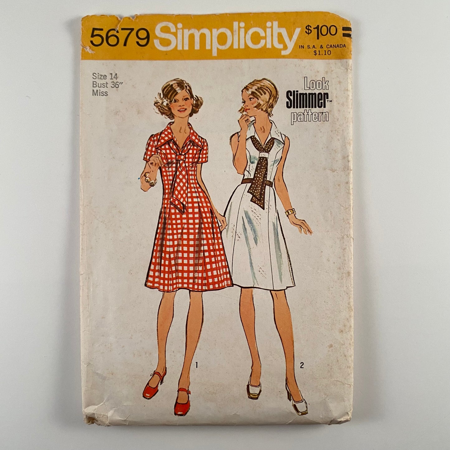1973 Simplicity Dress Pattern 5679