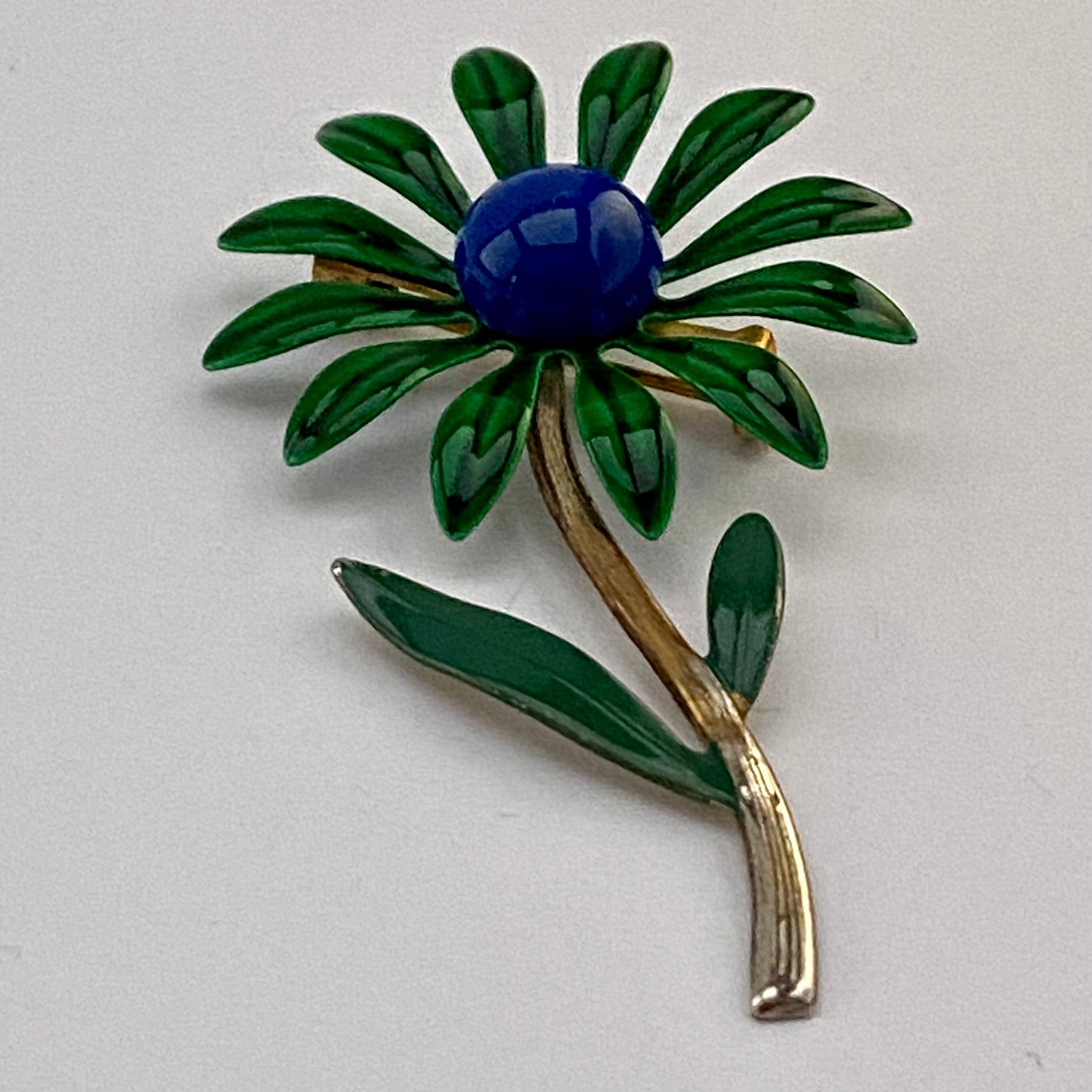 Late 60s/ Early 70s Enamel Flower Brooch