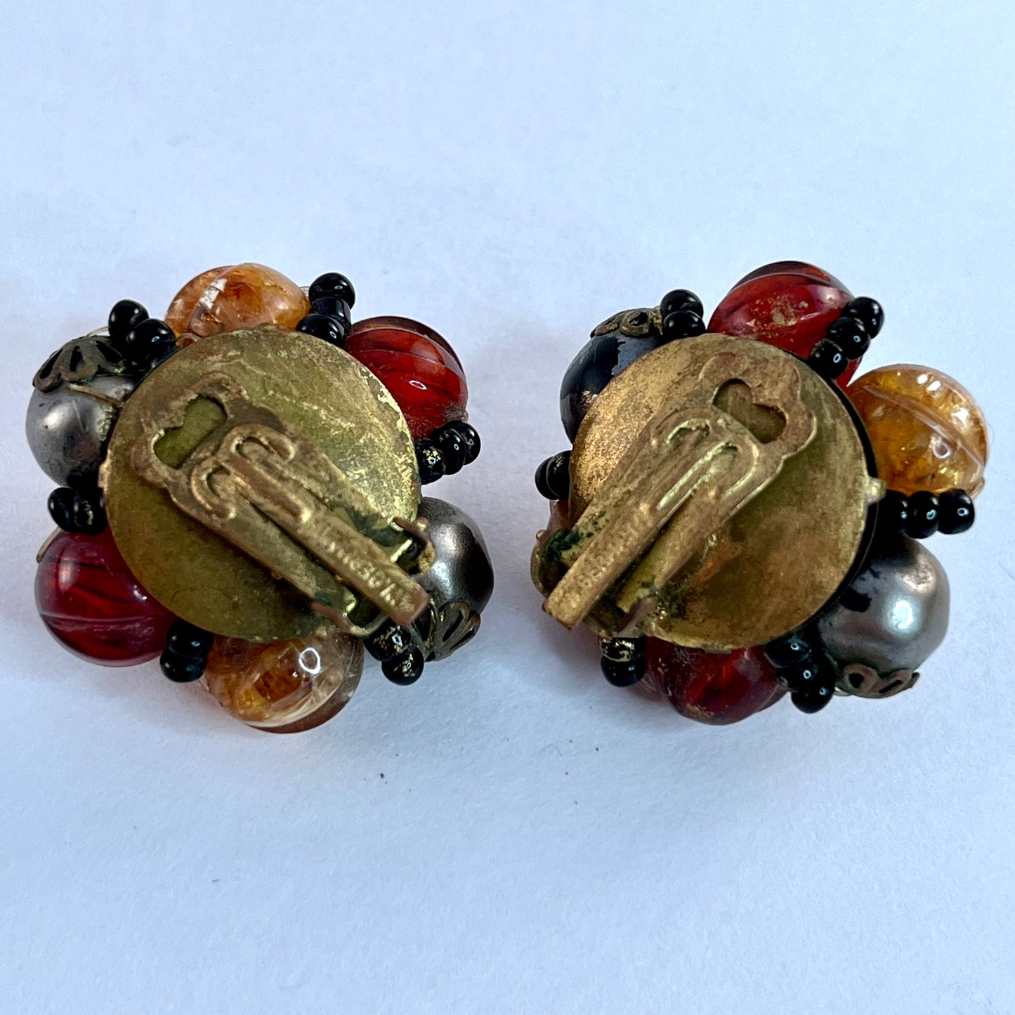 1960s W. Germany Beaded Earrings