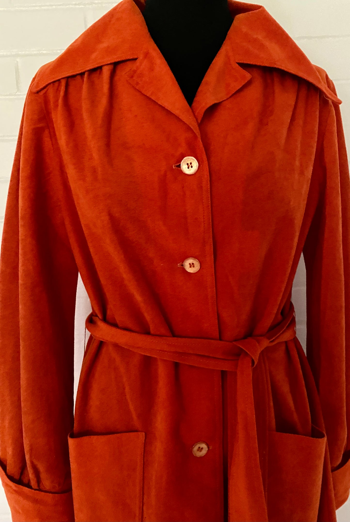 1970s Edith Flagg Trench Dress