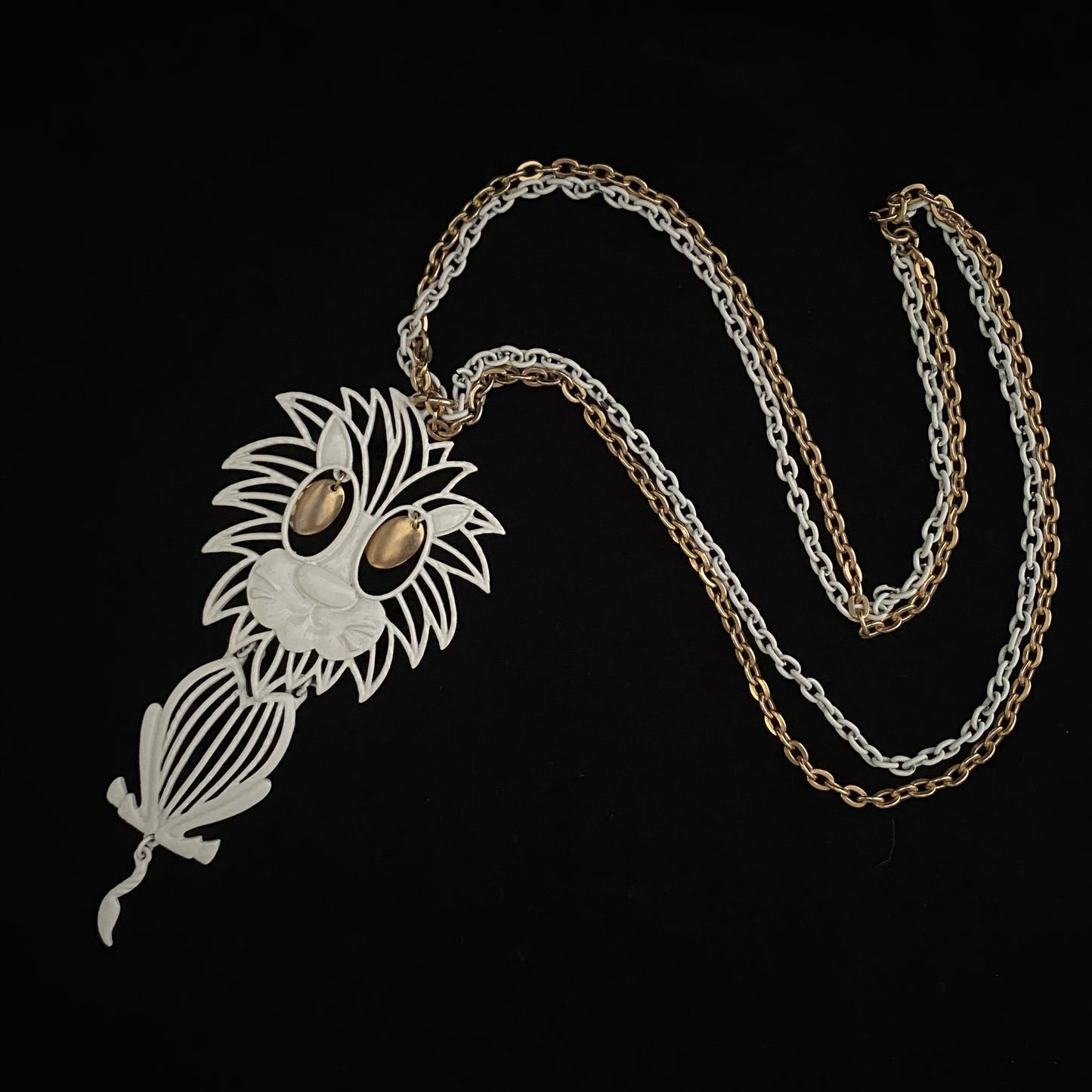 1960s Alan Lion Pendant Necklace
