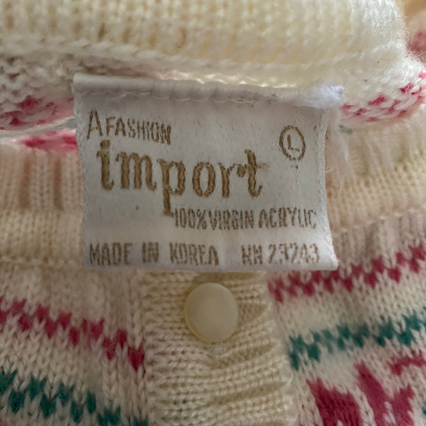 1960s A Fashion Import Sweater