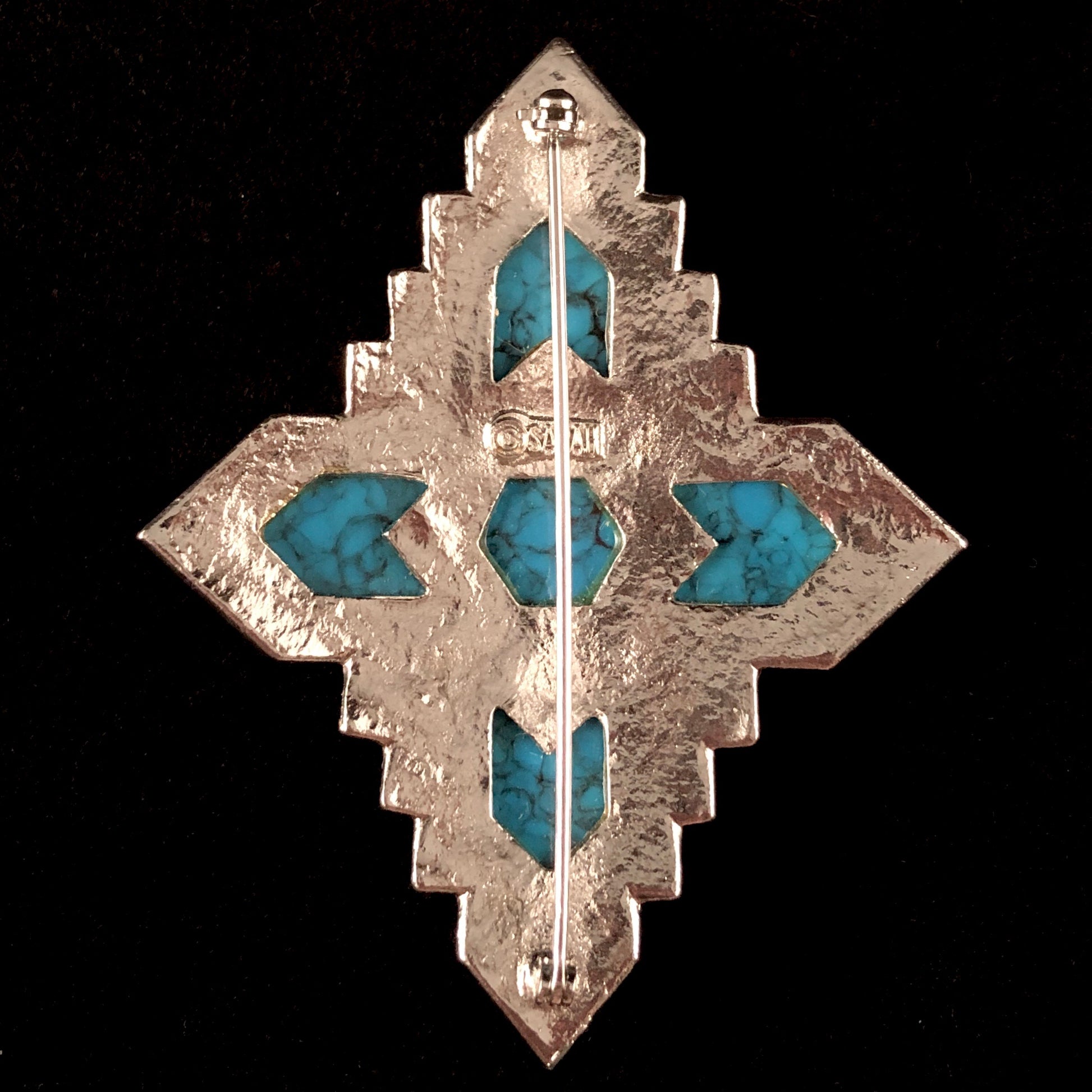 1974 Sarah Coventry Inca Brooch - Retro Kandy Vintage