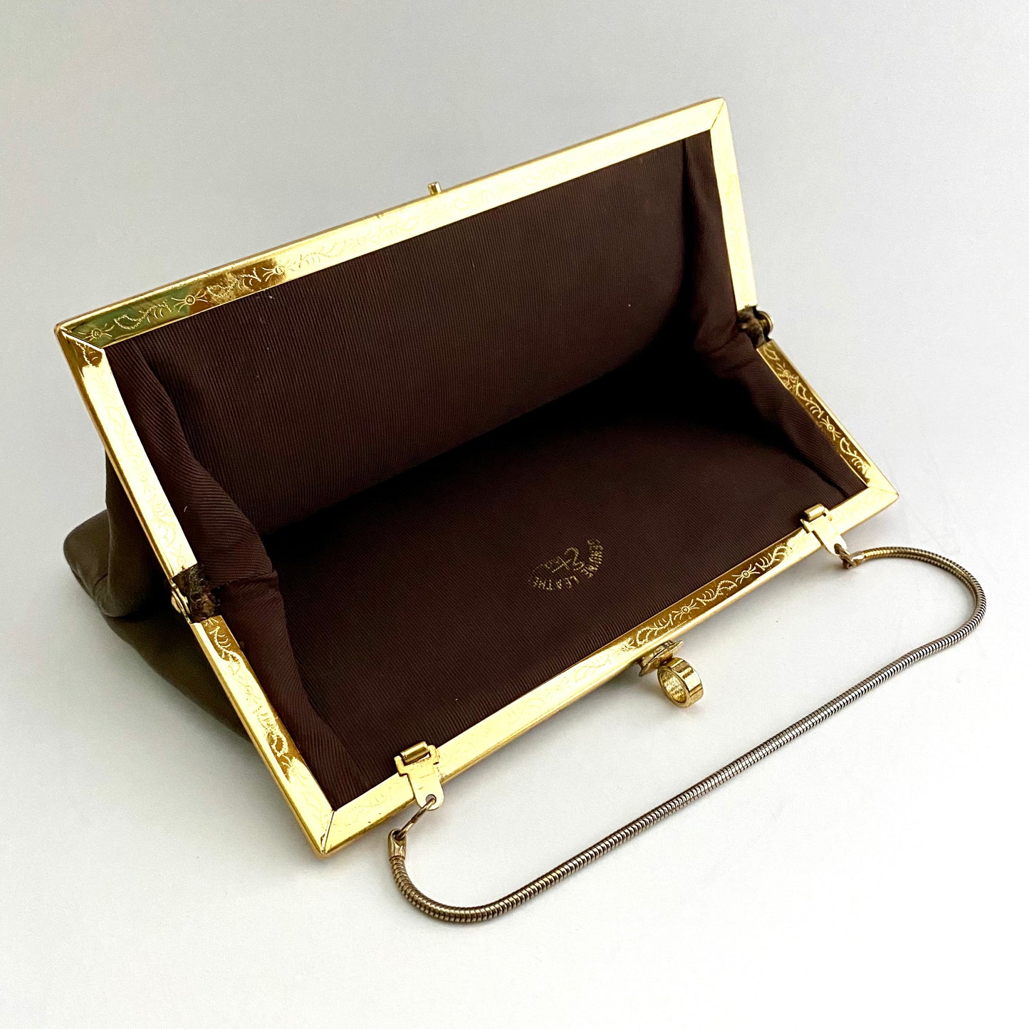 Late 50s/ Early 60s Etra Leather Clutch