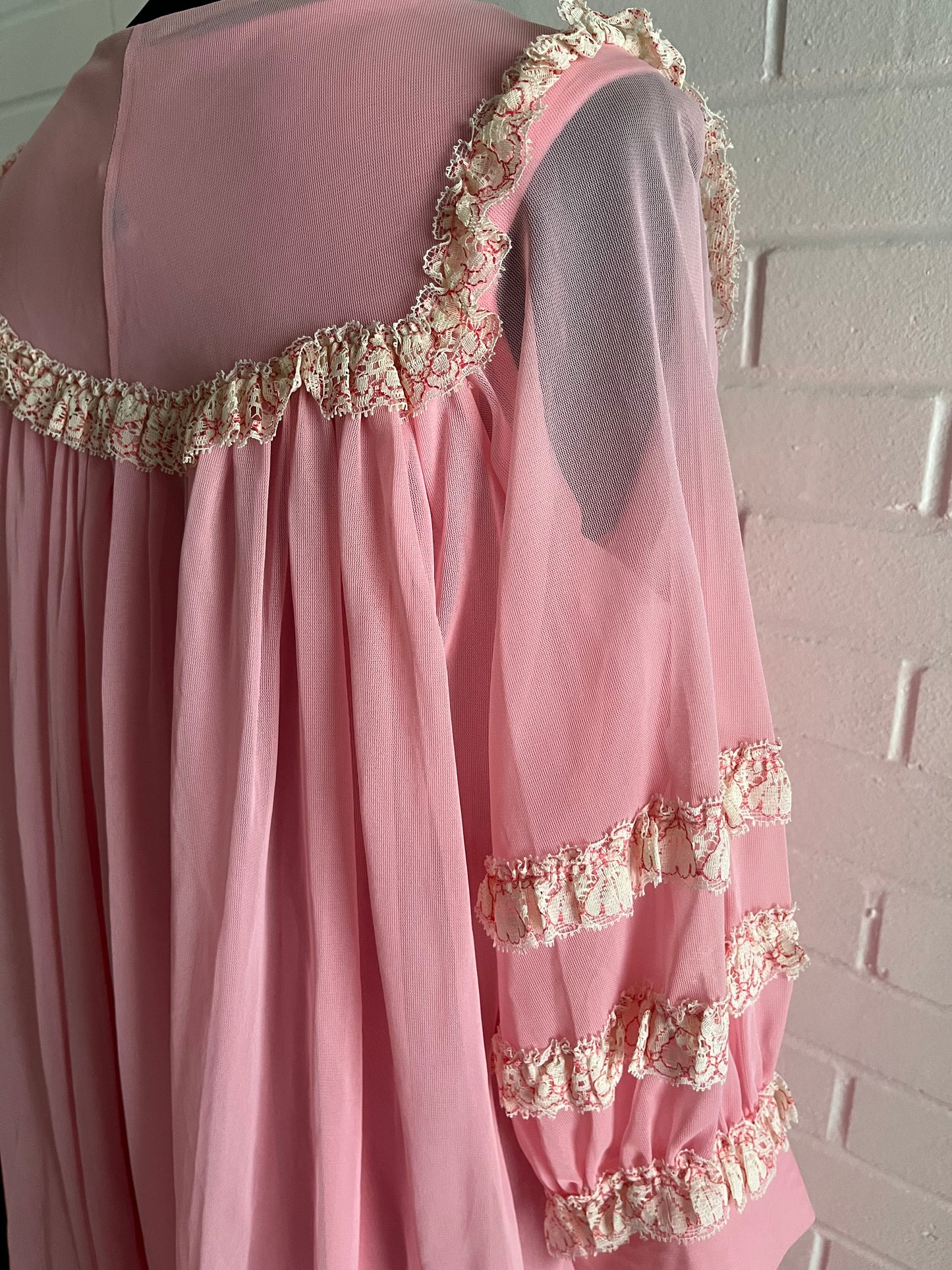 1960s Peignoir & Nightgown Set