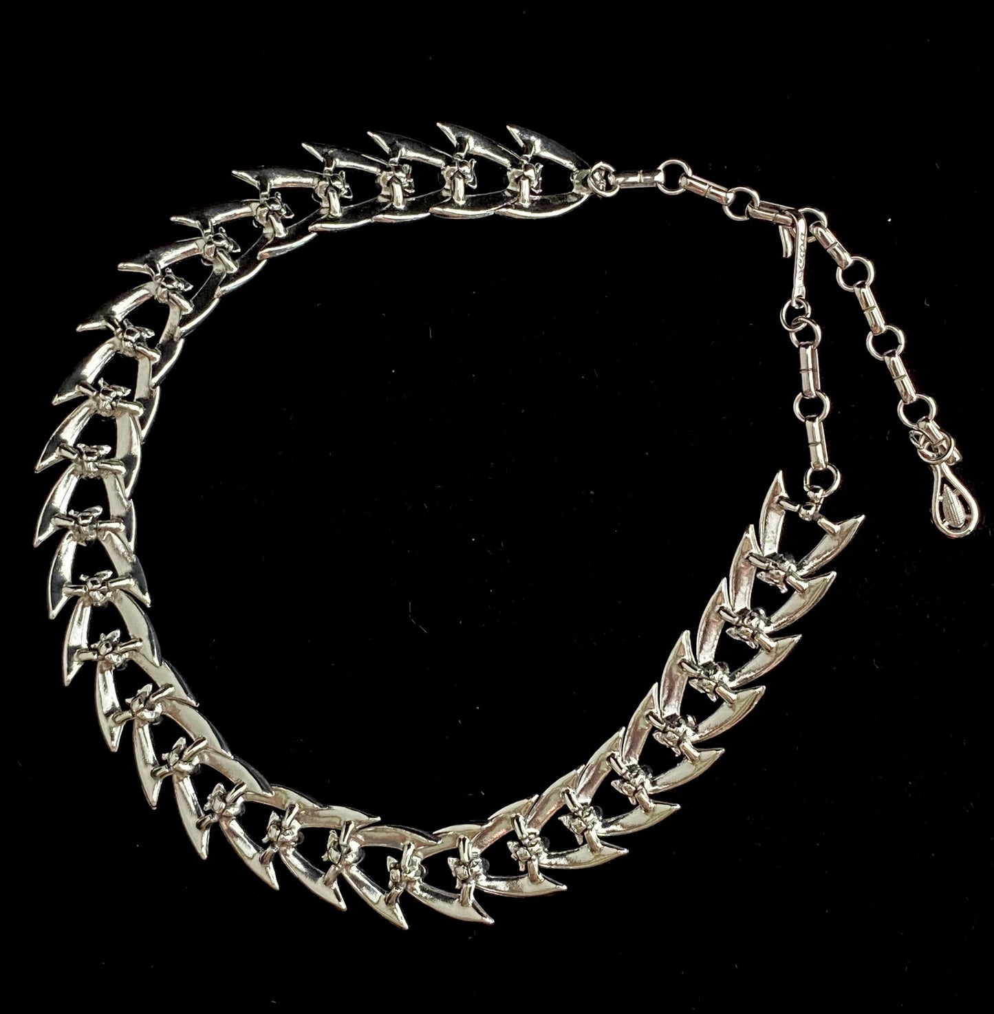 1960s Coro Silver Necklace - Retro Kandy Vintage