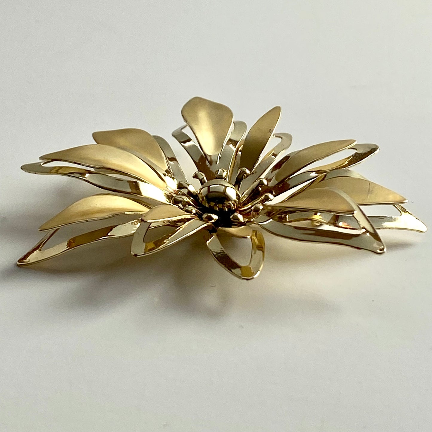 Late 60s/ Early 70s Poinsettia Brooch