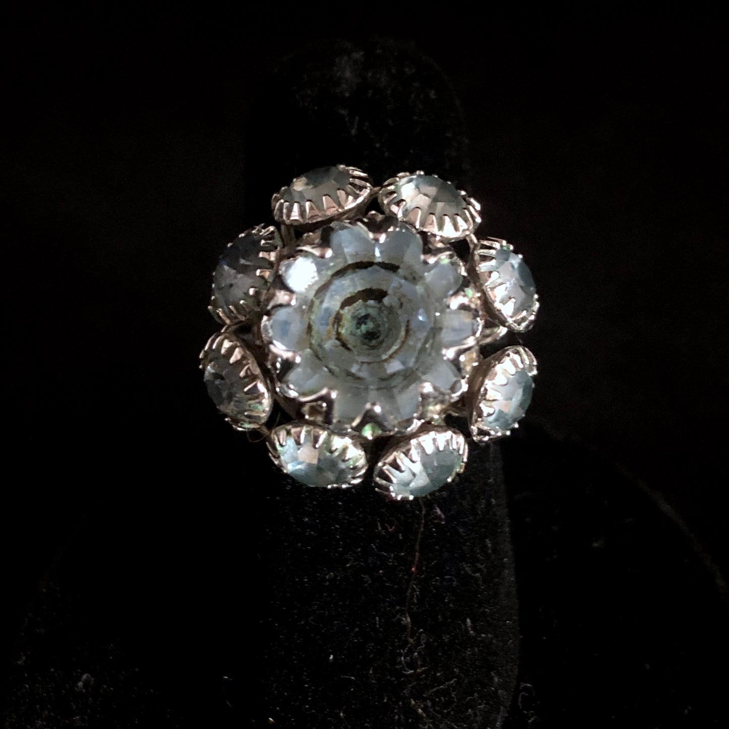 1974 Emmons Crystal Lights Ring - Retro Kandy Vintage