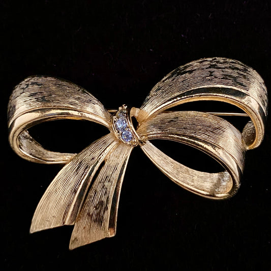 1986 Avon Fashion Bow Brooch