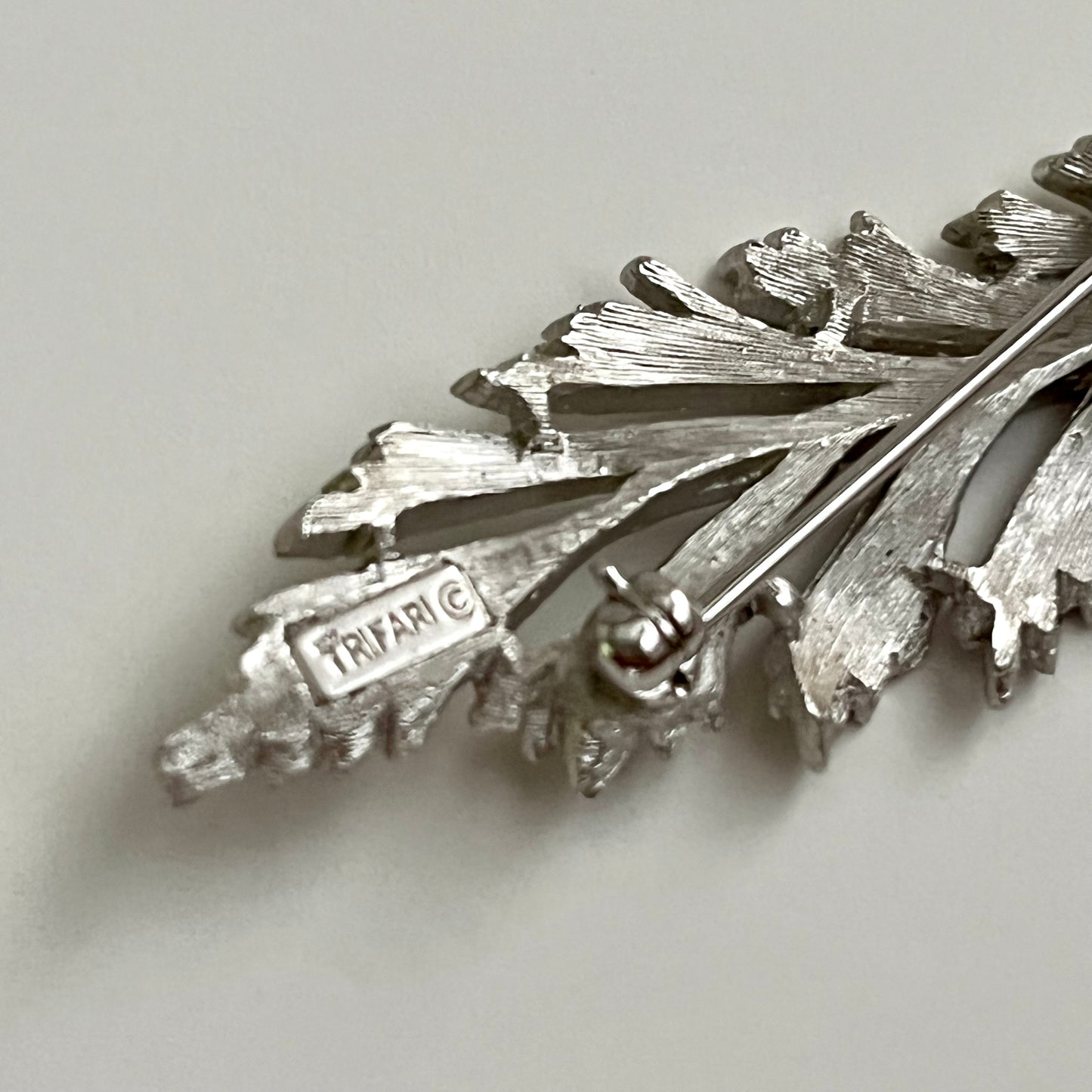 1960s Trifari Leaf Brooch