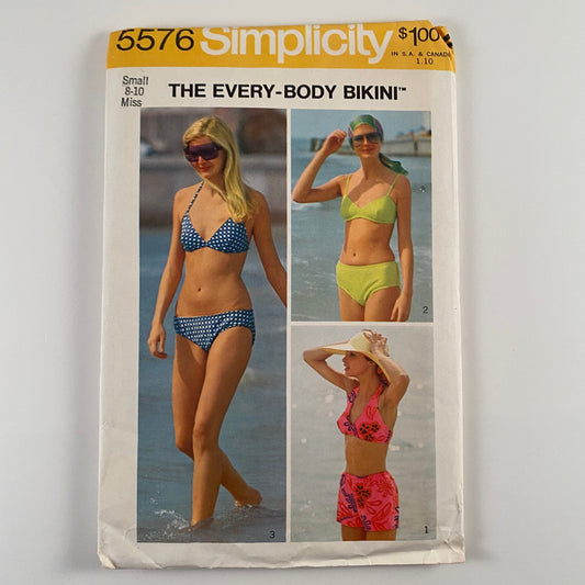 1973 Simplicity The Every-Body Bikini Pattern 5576- Uncut