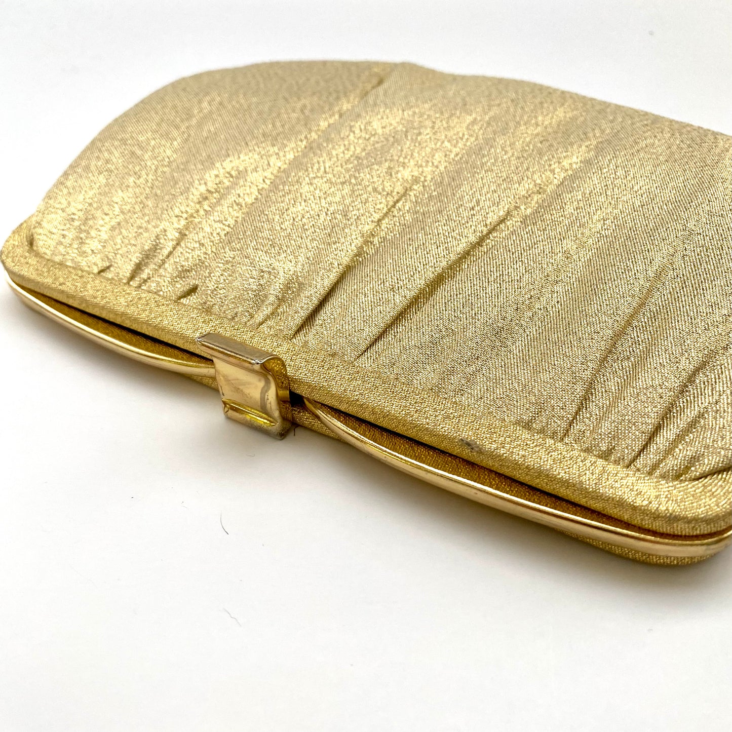 Late 60s/ Early 70s Andé Gold Metallic Clutch