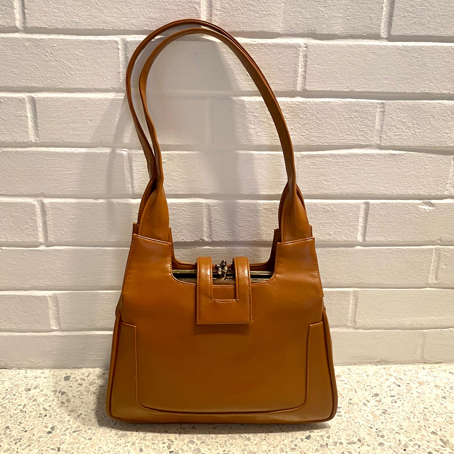 1970s Lou Taylor Leather Handbag